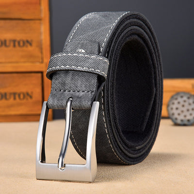 Cinturón de Lona Versátil para Hombre - Diseño Clásico Multiusos - Image 6