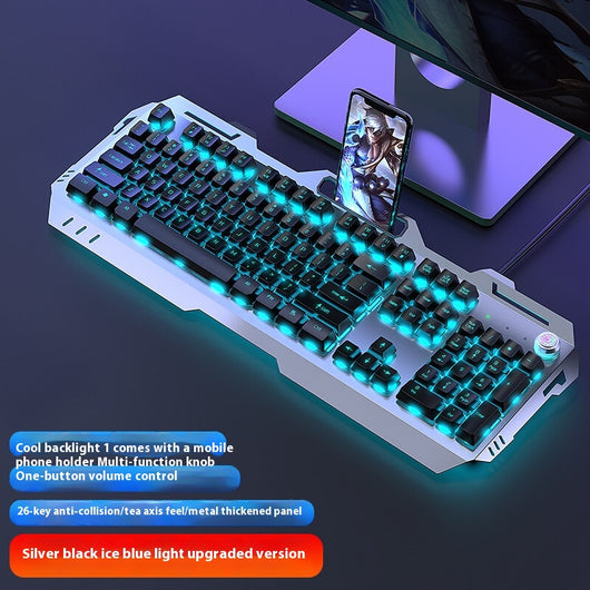 Teclado Mecánico Gaming con Perilla de Control Ergonómica - Image 18