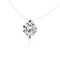 Multi-claw Diamond Zircon Pendant Necklace Style06