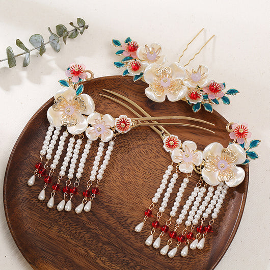 Broche Clásico Chino Estilo Antiguo con Borlas - Accesorio para el Cabello - Image 18