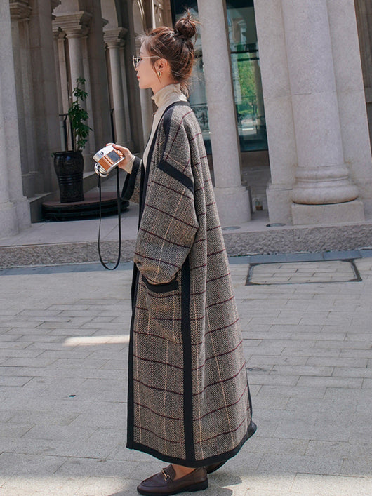 Abrigo Tweed Casual de Largo Medio - Image 8