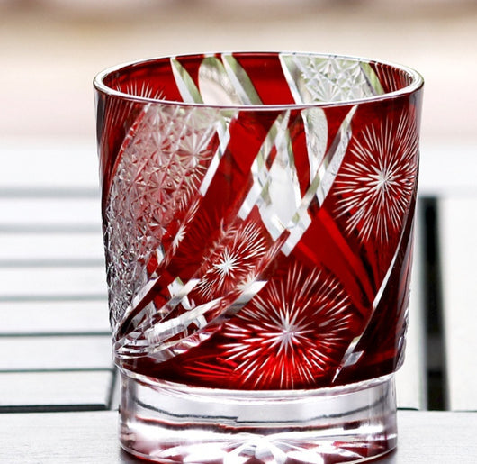 Vaso de Cristal Asterismo Estilo Edo Japonés - Image 22