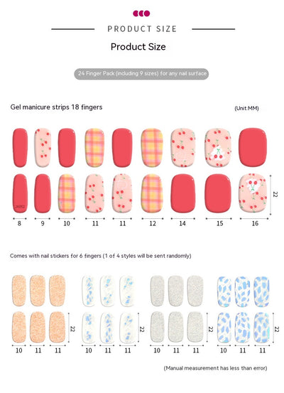 Esmalte Gel UV Rosado con Stickers para Uñas de Verano - Image 15