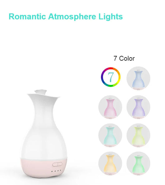 Difusor Ultrasónico con Aromaterapia y Luz LED Multicolor 200ML - Image 8