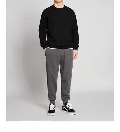 Pantalones Casuales para Hombre Otoño-Invierno con Cintura Media y Cordón - Image 6