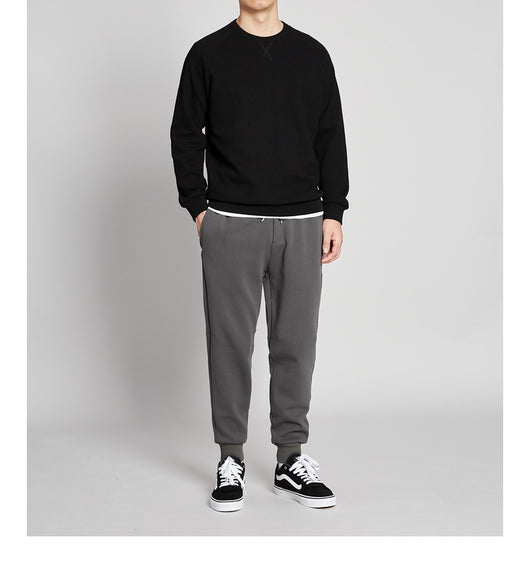 Pantalones Casuales para Hombre Otoño-Invierno con Cintura Media y Cordón - Image 6
