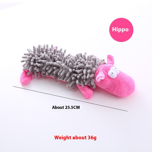 Juguete Mordedor Caballo de Microfibra para Perros - Masticable Dental - Image 9