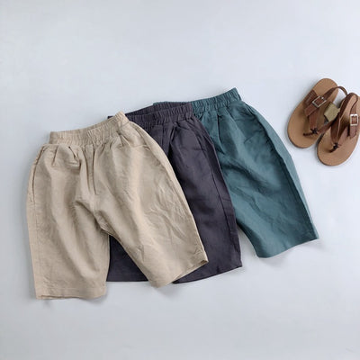 Pantalones de Lino Casual para Niños con Diseño de Rábano - Image 11