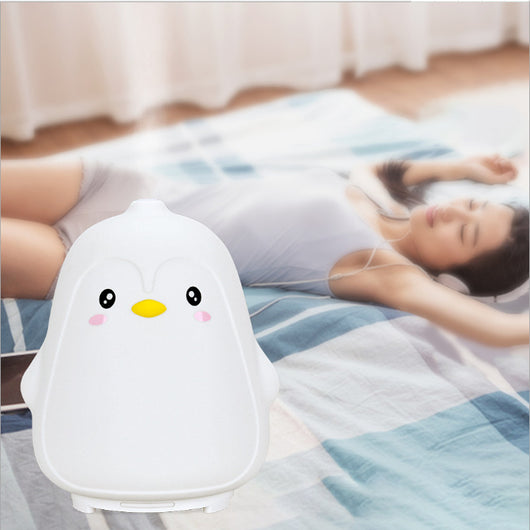 Difusor Humidificador Luz Nocturna Pingüino Aromaterapia
