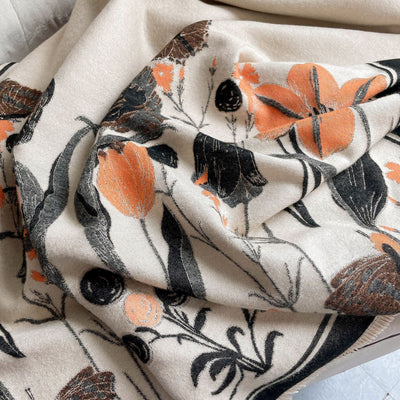 Manta Térmica de Cachemira con Diseño Floral Jaquard para Aire Acondicionado - Image 17