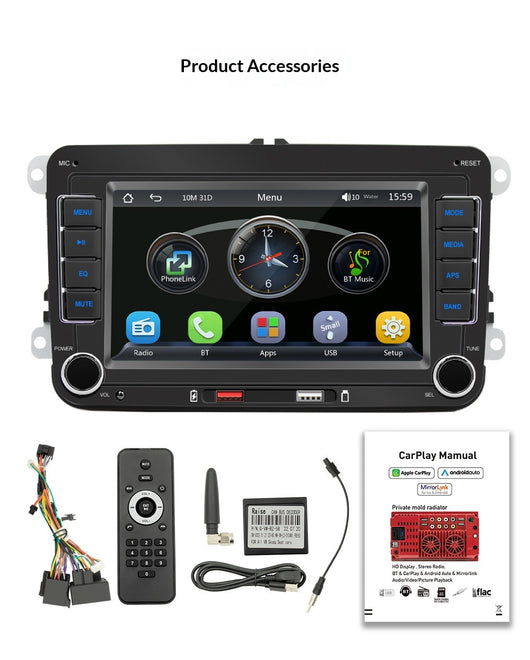 Reproductor Multimedia MP5 para Auto con Pantalla Táctil HD de 7 Pulgadas y Bluetooth - Image 11