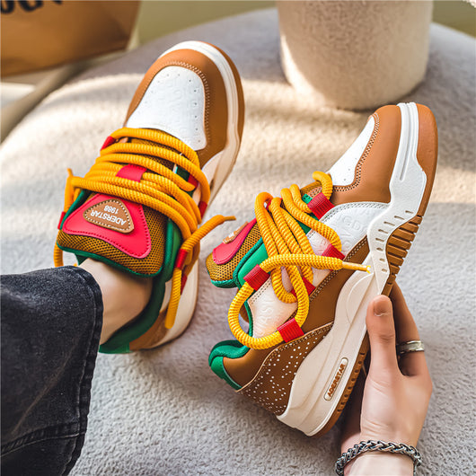Tenis Retro Altos Hamburg Fries para Deportes y Estilo Casual de Verano - Image 6