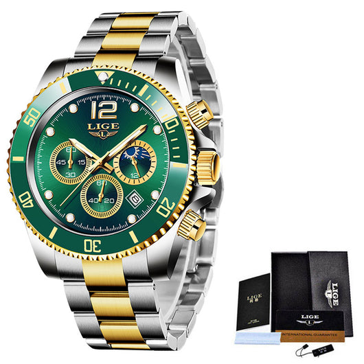 Reloj Deportivo para Hombre Cronógrafo Multifunción Resistente al Agua - Image 6