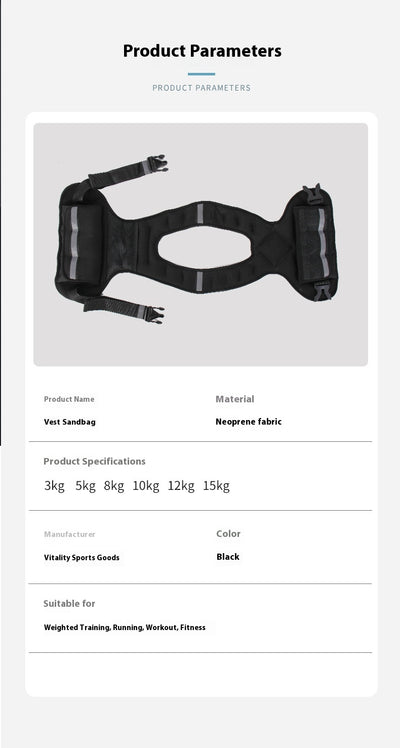 Chaleco de Peso Ajustable para Running y Entrenamiento Funcional - Image 6
