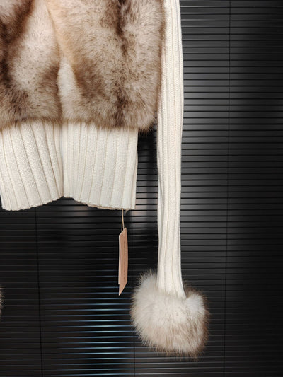 Suéter Slim Fit Ecológico con Patchwork de Lana y Detalles de Piel - Colección Invierno - Image 14