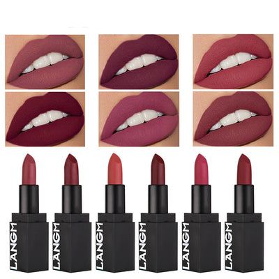 Glaseado Labial Bicolor con Barra Plateada Doble Efecto Mate - Image 3