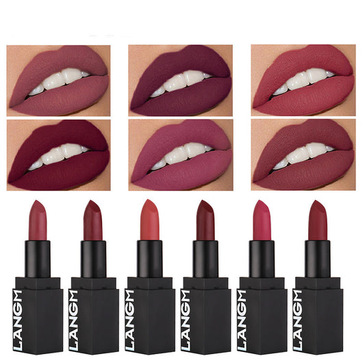 Glaseado Labial Bicolor con Barra Plateada Doble Efecto Mate - Image 3