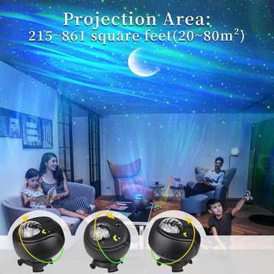 Proyector de Luces Boreales - Cúpula Celeste con Atmósfera Luminosa - Image 3