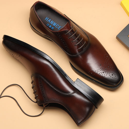 Zapatos de Negocios para Hombre Puntiagudos Estilo Ganadero - Image 12