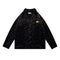 Abrigo Camisa Leopardo Terciopelo Estilo Europeo-Americano