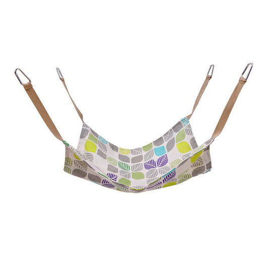 Hamaca Colgante para Gatos de Algodón y Lino Transpirable - Cama Resistente Multicolor con Gancho - Image 2