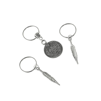Pasador de Cabello con Moneda y Hoja - Accesorio Elegante - Image 14