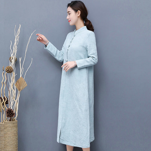Cortavientos Retro de Algodón y Lino para Mujer con Diseño Artístico - Image 9