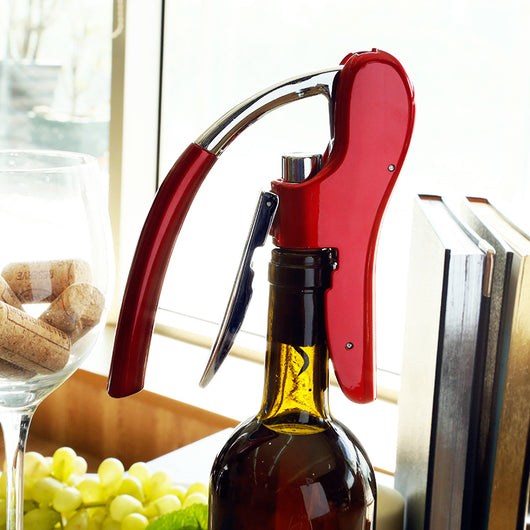Abridor de Vino Profesional de Aleación de Zinc con Palanca Conejo y Cortafoil Integrado - Image 11