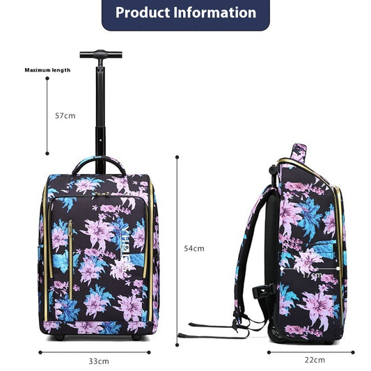 Mochila Trolley Viajero Ultra Ligera con Asa Telescópica - Image 2