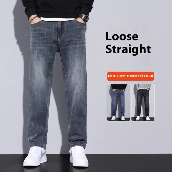 Pantalones Jeans Loose Straight Casual para Hombre