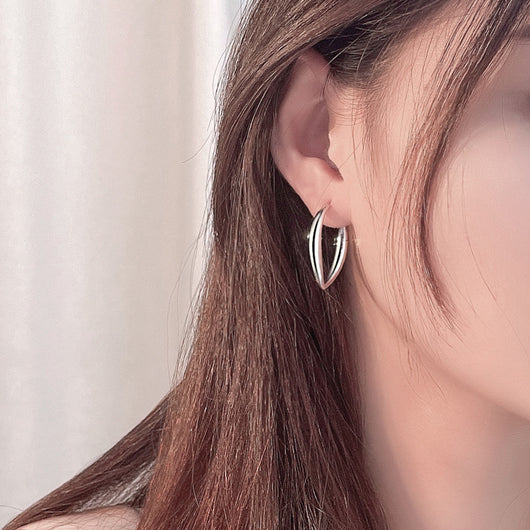 Aretes de Plata con Diseño de Textura y Personalidad Elegante - Image 5