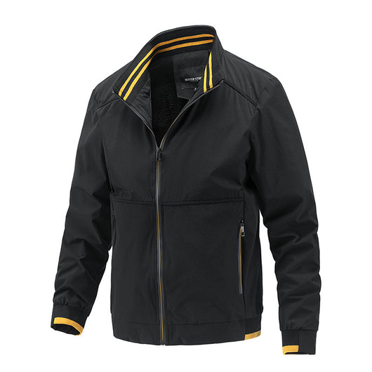 Chaqueta Deportiva Casual con Cuello Alto para Hombre - Rompavientos - Image 11