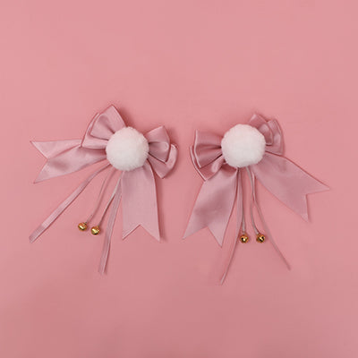 Diadema Blanca con Moño y Campana - Accesorio Adorable - Image 24