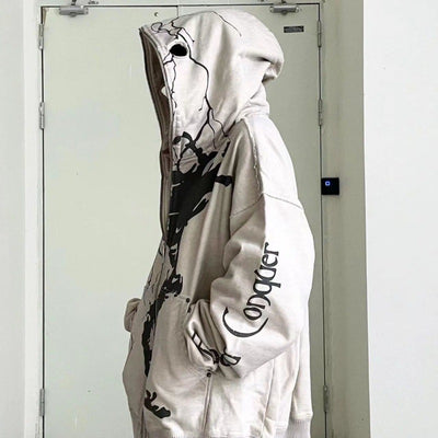 Sudadera Abrigo Holgada con Diseño Sofisticado para Otoño e Invierno - Image 9