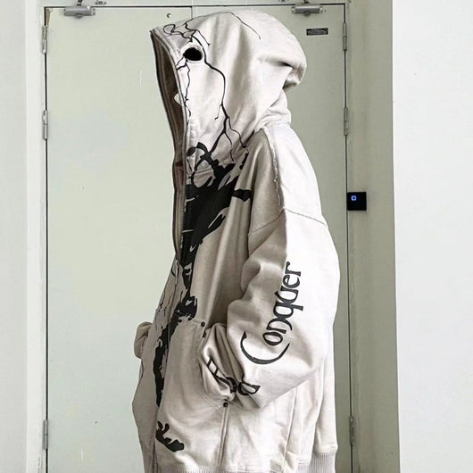 Sudadera Abrigo Holgada con Diseño Sofisticado para Otoño e Invierno - Image 9