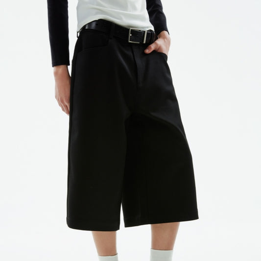 Pantalones Cropped Lisos Versátiles - Tendencia Casual Todo Uso