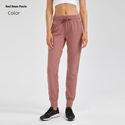 Pantalones Yoga Cintura Alta Mujer con Cordón Secado Rápido Elásticos - Image 12