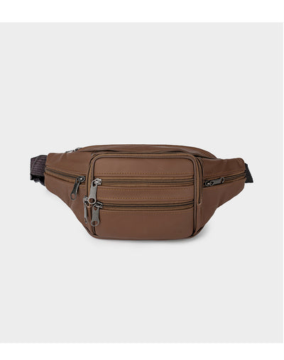 Riñonera Deportiva de Cuero Genuino para Hombre, Bolsa Invisible para Correr - Image 19