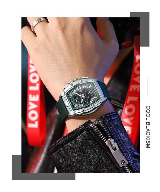 Reloj de Cuarzo para Hombre con Calendario y Cinta Impermeable Multiuso - Image 18