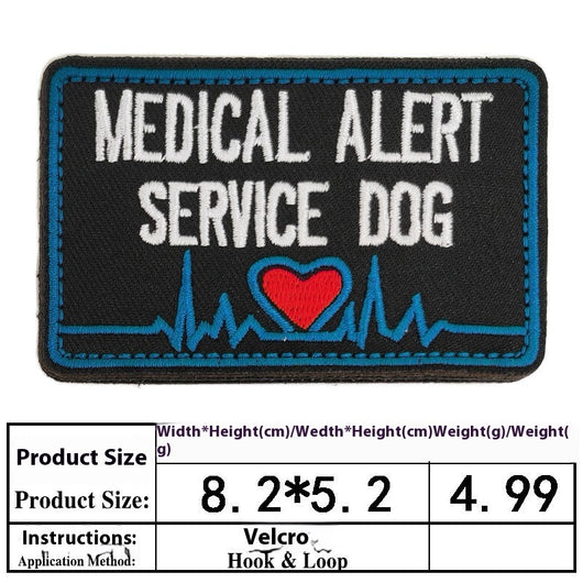 Accesorios para Perros con Bordado y Velcro - Pegatinas Decorativas Personalizables - Image 16