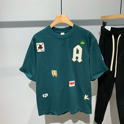 Camiseta Estampada con Bordado para Hombre - Image 14