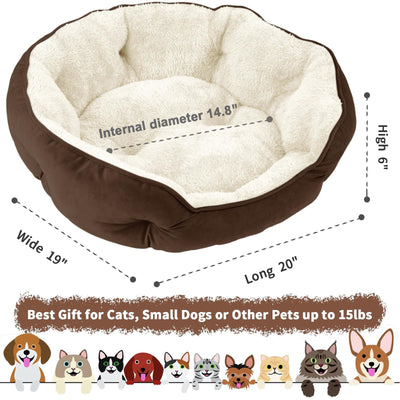 Cama Redonda Acogedora para Mascotas - Image 45