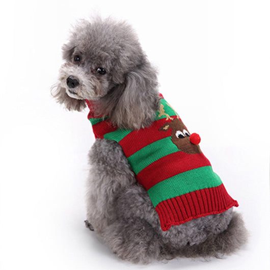 Suéter Navideño para Perros con Patrón de Alce - Image 15