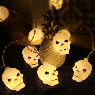 Luces LED Decorativas Temáticas Halloween, Fantasmas, Calaveras y Calabazas - Image 5