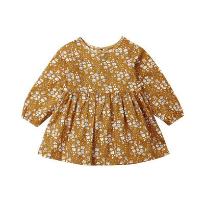Vestido Floral de Manga Larga para Niñas - Diseño Encantador - Image 2