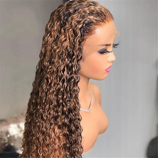 Peluca Frontal de Encaje con Cabello Natural Resaltado - Image 3