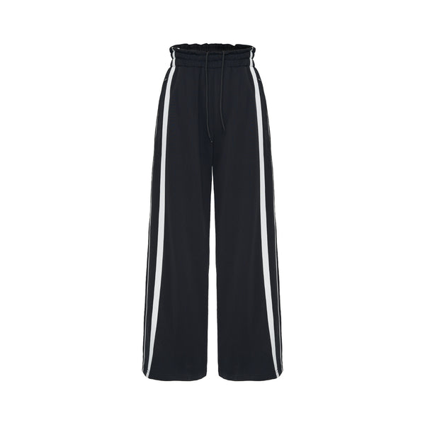 Pantalón de Chándal Cintura Alta Elástica con Puños Acanalados para Mujer - Image 5