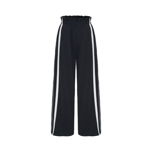 Pantalón de Chándal Cintura Alta Elástica con Puños Acanalados para Mujer - Image 5