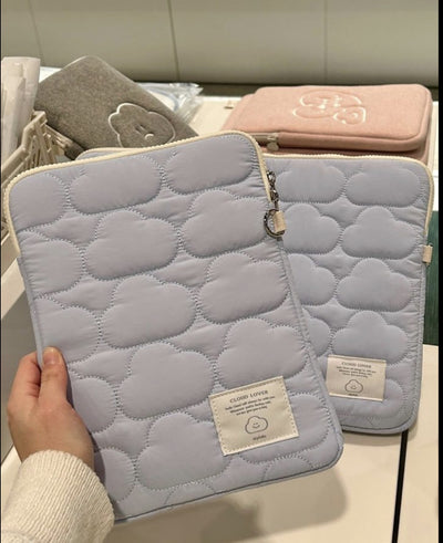 Funda para Tablet con Bordado de Nubes - Almacenamiento Adorable - Image 19