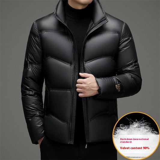 Abrigo Acolchado para Hombre Invierno - Chaqueta Térmica con Cuello Alto - Image 2